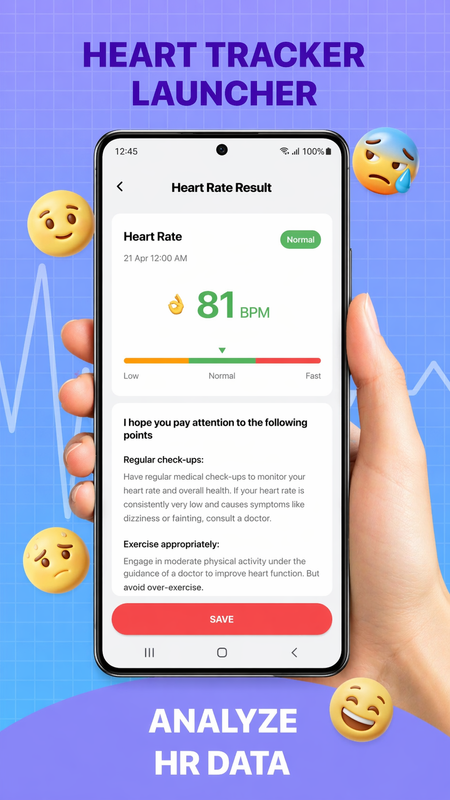 Blood pressure entry screen